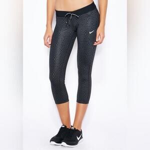 Nike Mirror Mesh Relay tights running athletic workout tights womens sz Small